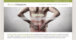 Desktop Screenshot of bremerchiropractic.com.au